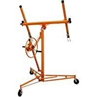 T-Mech - Elevador de Placas de Yeso Capacidad 68kg en Acero con Ruedas de Goma 143cm x 146cm
